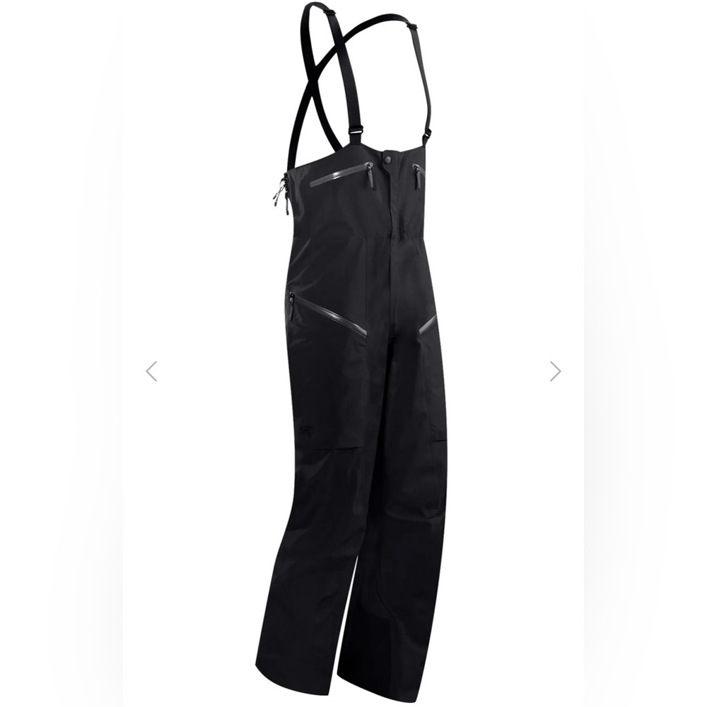 Arc’Teryx men’s black stinger bib size medium. New with Tags